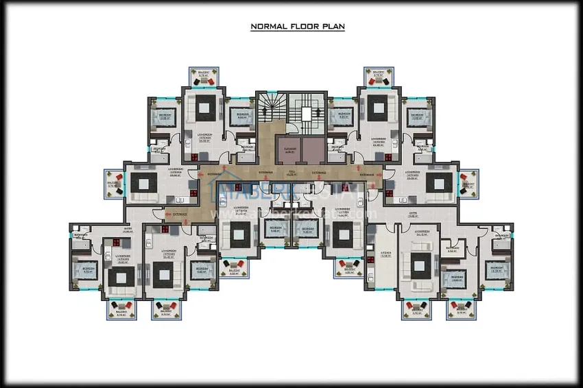 Купить дешево Новый инвестиционно-привлекательный проект в Газипаше, район Пазарджи 3 