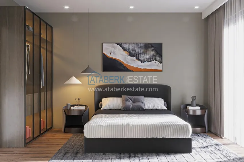 Приобрести Новый инвестиционный проект жилого комплекса в Алании – район Паяллар  5 