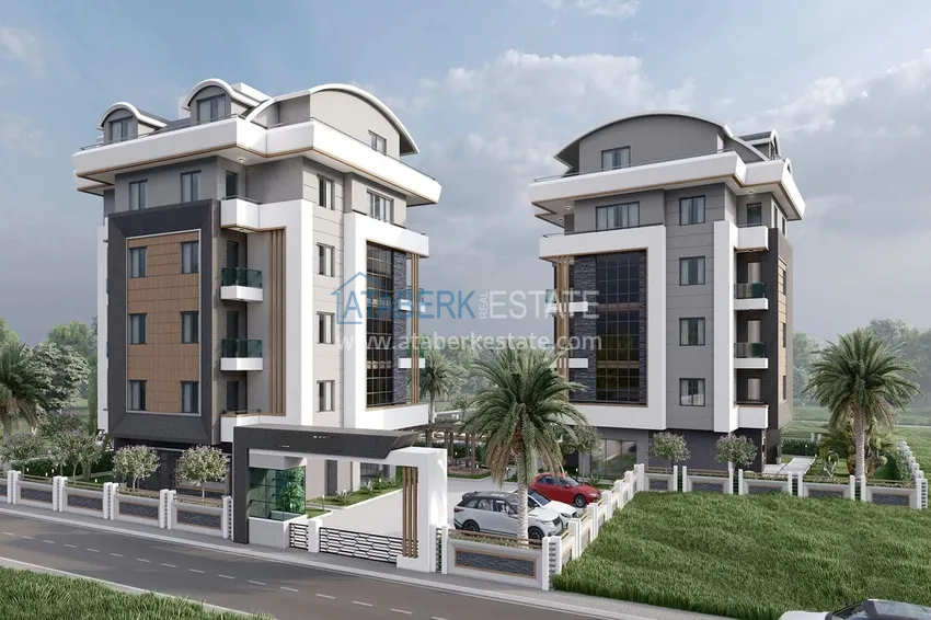 Квартира от инвестора в Алании - Оба в комплексе на этапе строительства 2 