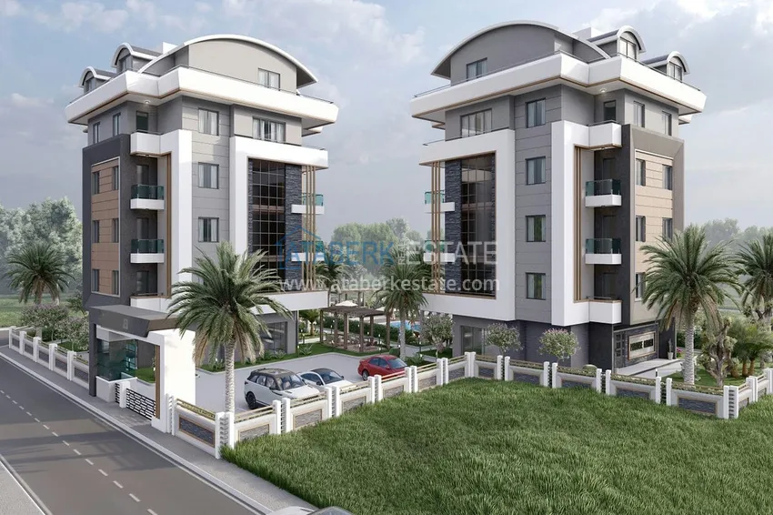 Квартира от инвестора в Алании - Оба в комплексе на этапе строительства 3 