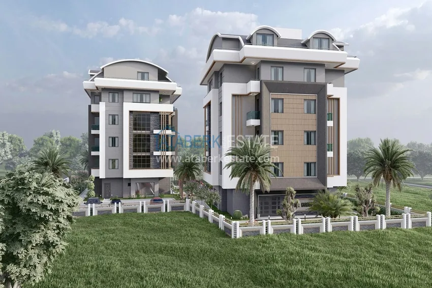 Квартира от инвестора в Алании - Оба в комплексе на этапе строительства 4 