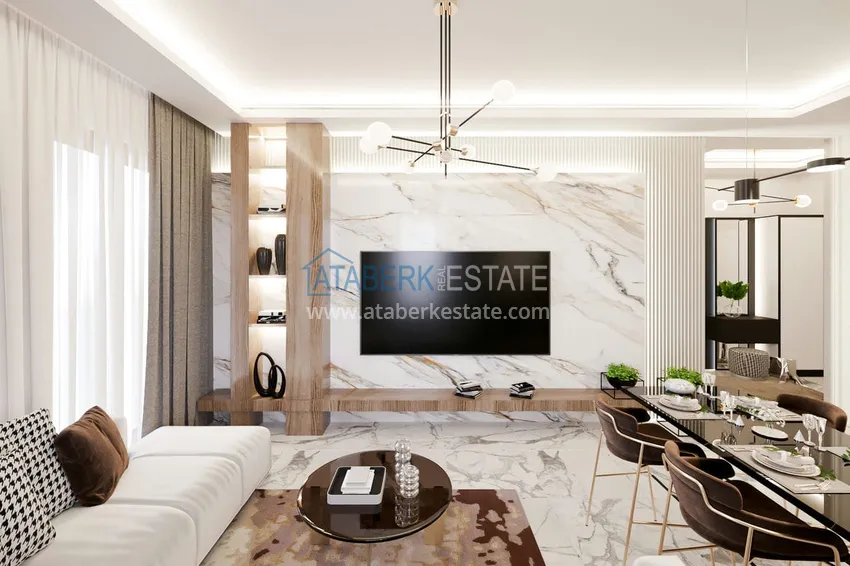 Приобрести Новый инвестиционный проект резиденции в сегменте комфорт – Алания, Авсаллар 1