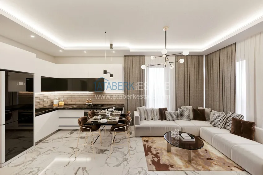 Приобрести Новый инвестиционный проект резиденции в сегменте комфорт – Алания, Авсаллар 4