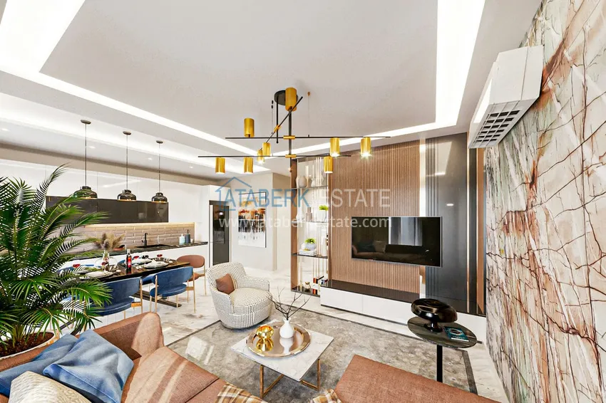 Приобрести Новый инвестиционный проект резиденции в сегменте комфорт – Алания, Авсаллар 19