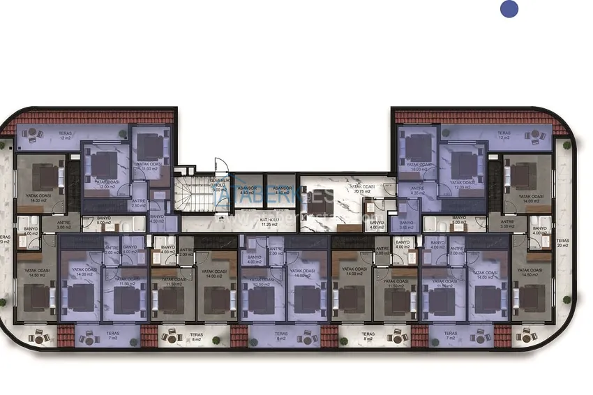 Купить дешево Новый инвестиционный проект резиденции в сегменте комфорт – Алания, Авсаллар 5