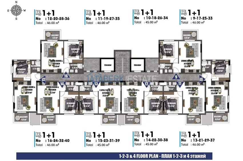 Купить дешево Новый привлекательный проект жилого комплекса в Газипаше! Старт продаж!  4 