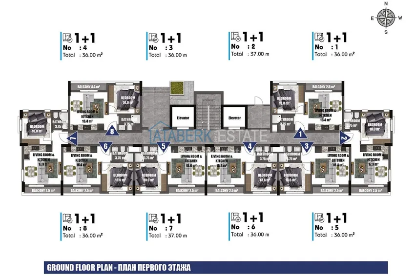 Купить дешево Новый привлекательный проект жилого комплекса в Газипаше! Старт продаж!  5 