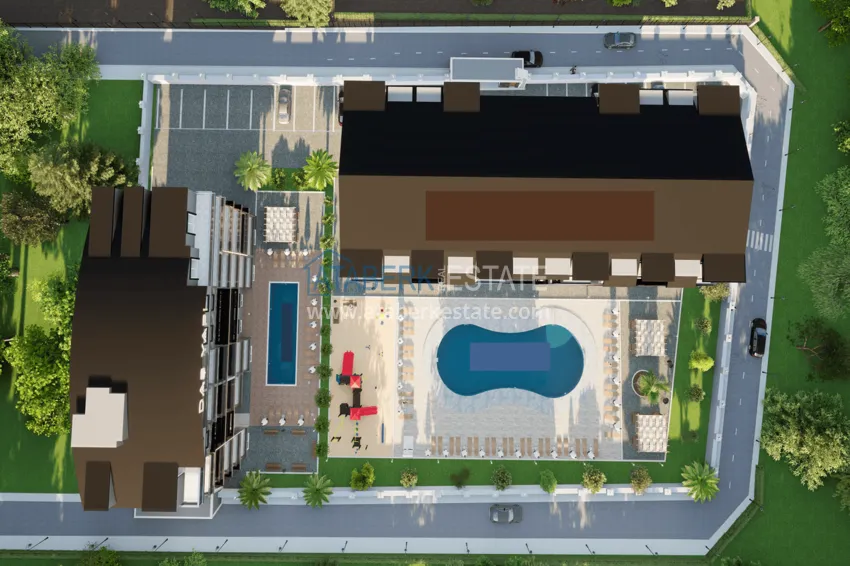 Квартиры и пентхаусы в центре Газипаши с рассрочкой в комплексе на этапе строительства 16 