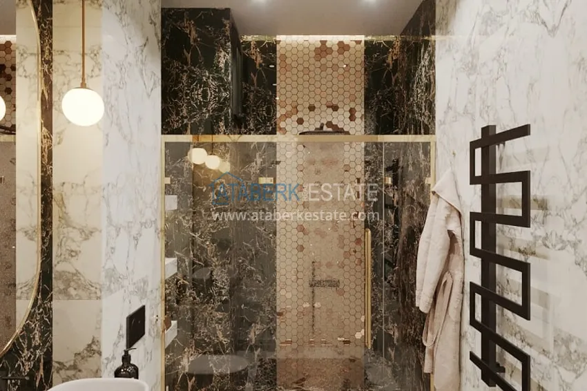 Приобрести Виллы премиум-класса на начальном этапе строительства в горном районе Алании - Тепе 25 