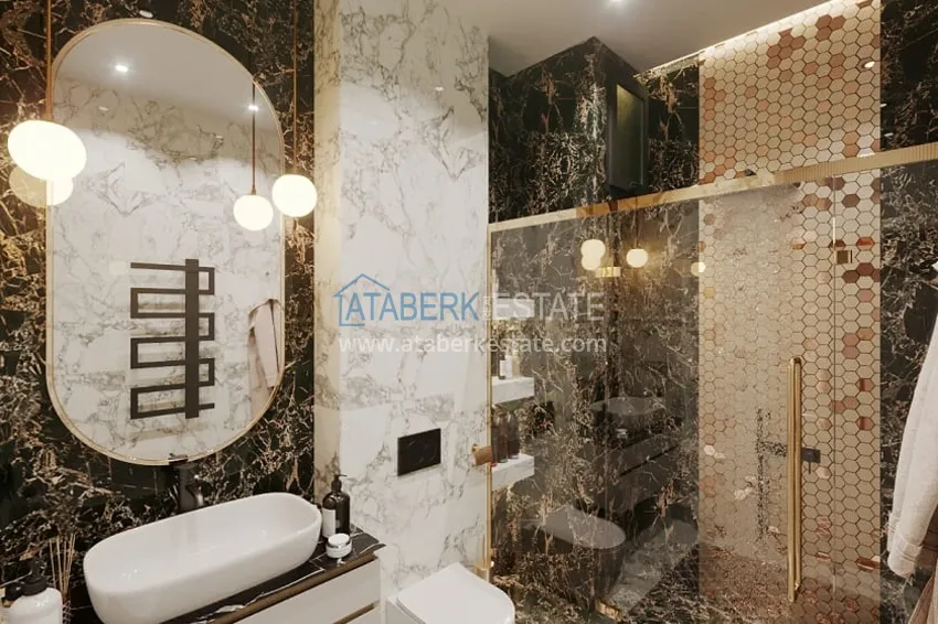 Приобрести Виллы премиум-класса на начальном этапе строительства в горном районе Алании - Тепе 26 