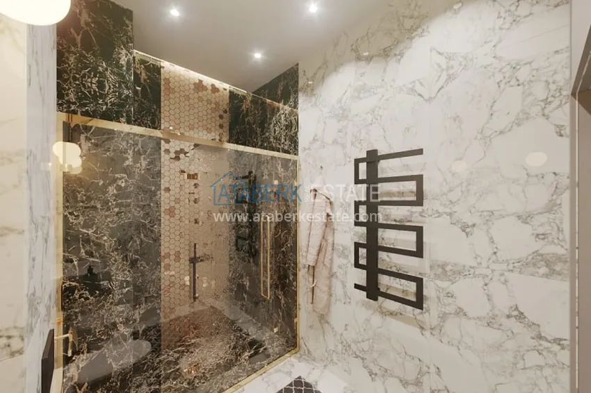 Приобрести Виллы премиум-класса на начальном этапе строительства в горном районе Алании - Тепе 27 