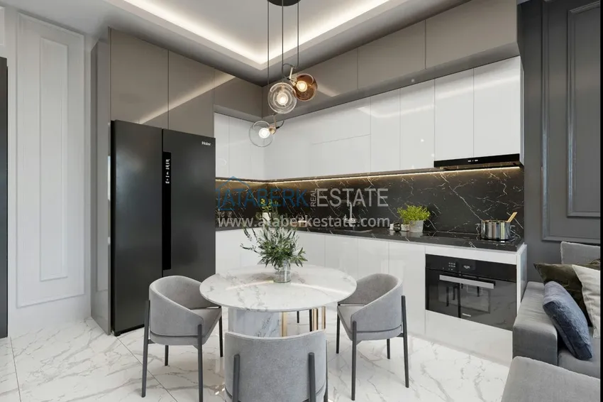 Приобрести Квартира 1+1 в строящемся комплексе – район Авсаллар Алания  2 