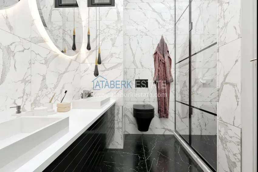 Приобрести Квартира 1+1 в строящемся комплексе – район Авсаллар Алания  6 