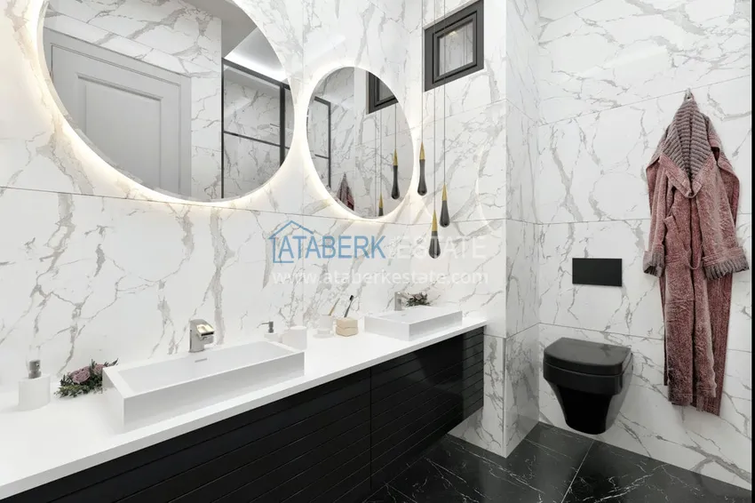 Приобрести Квартира 1+1 в строящемся комплексе – район Авсаллар Алания  7 