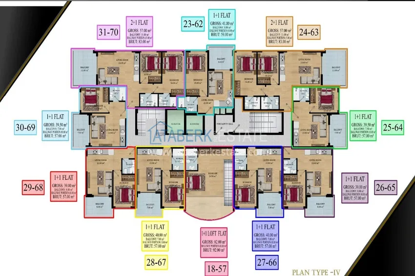 Купить дешево Срочная продажа! Квартира 2+1 от собственника с чистовой отделкой и видом на море, район Авсаллар – Алания  1 