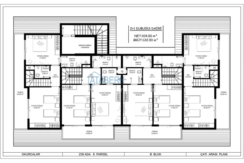 Купить дешево Недорогие квартиры от застройщика в Алании район Окурджалар на этапе проекта 3 