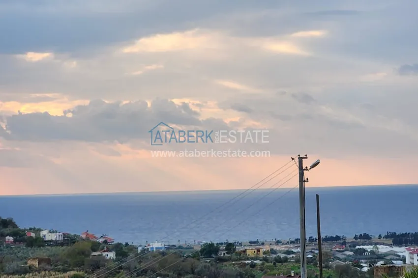 Продажа земли с разрешением на строительство виллы - Газипаша 7 