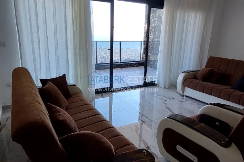 Приобрести Вилла в Алании, район Тепе – триплекс на два хозяина с панорамным видом  8 