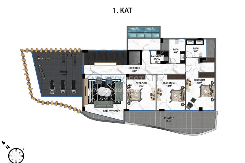 Купить дешево Виллы от застройщика в Каргыджаке – с правом на получение турецкого гражданства 2 