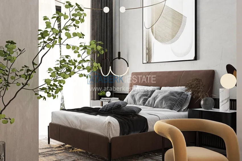 Приобрести Квартиры и пентхаусы в комплексе на этапе строительства – Алания, район Инджекум 18 