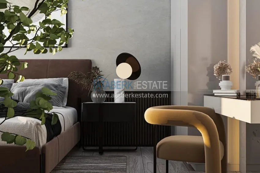 Приобрести Квартиры и пентхаусы в комплексе на этапе строительства – Алания, район Инджекум 21 