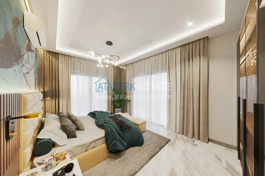 Приобрести Квартиры в рассрочку на начальном этапе строительства – Алания, Демирташ 25 