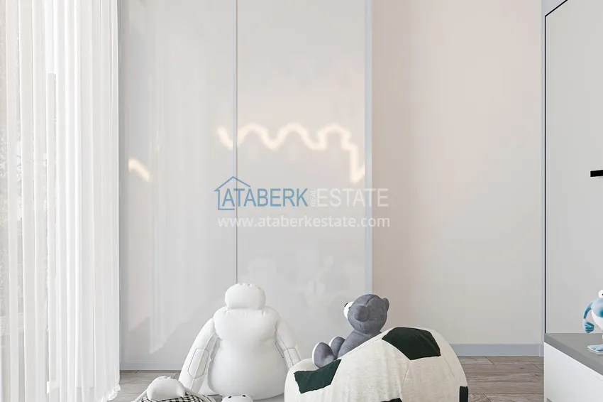 Приобрести Квартиры и пентхаусы в комплексе на этапе строительства – Алания, район Инджекум 23 