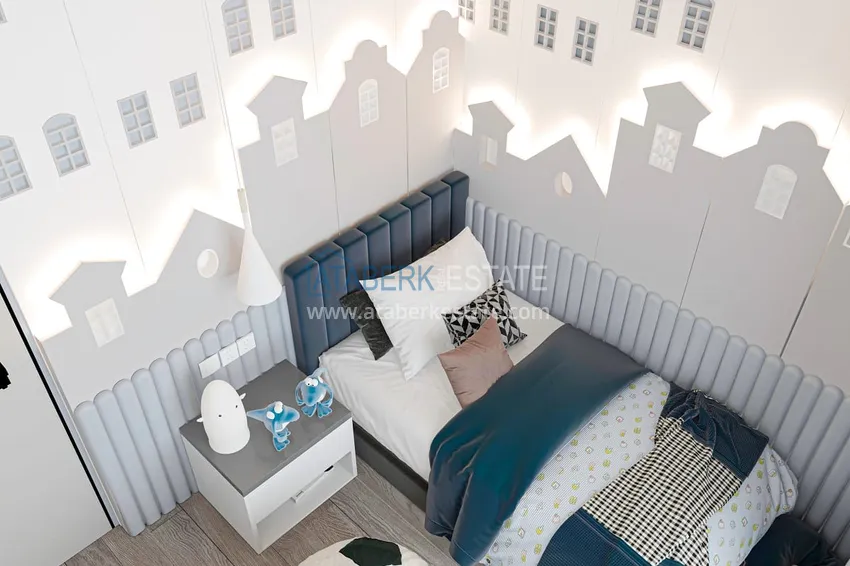 Приобрести Квартиры и пентхаусы в комплексе на этапе строительства – Алания, район Инджекум 24 