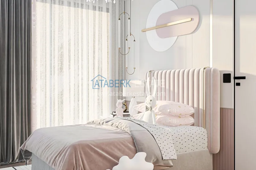 Приобрести Квартиры и пентхаусы в комплексе на этапе строительства – Алания, район Инджекум 26 