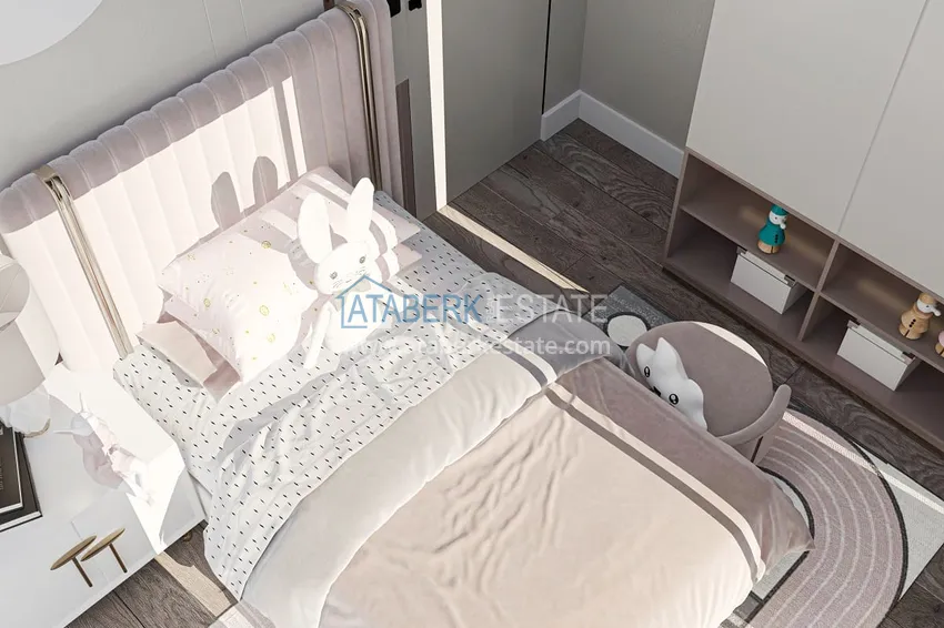 Приобрести Квартиры и пентхаусы в комплексе на этапе строительства – Алания, район Инджекум 27 