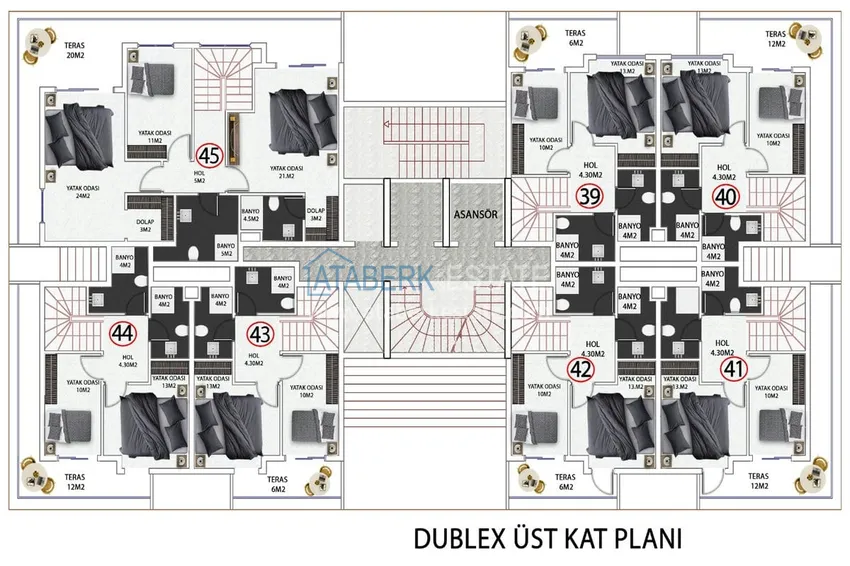 Купить дешево Новый привлекательный проект жилого комплекса в районе Авсаллар 8 