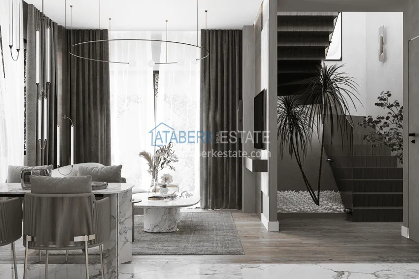 Приобрести Квартиры и пентхаусы в комплексе на этапе строительства – Алания, район Инджекум 10 