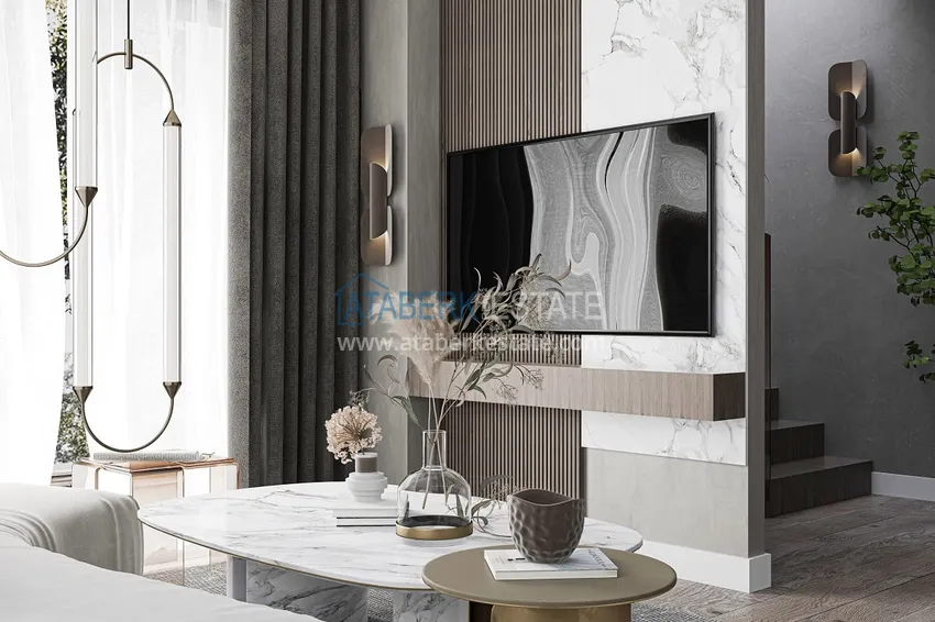 Приобрести Квартиры и пентхаусы в комплексе на этапе строительства – Алания, район Инджекум 12 