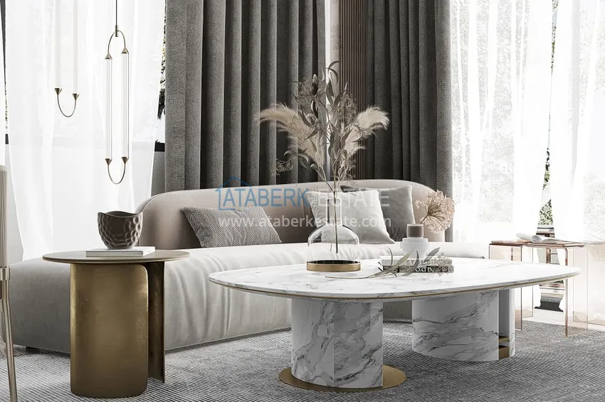 Приобрести Квартиры и пентхаусы в комплексе на этапе строительства – Алания, район Инджекум 15 