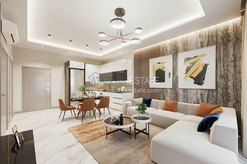 Приобрести Квартиры в рассрочку на начальном этапе строительства – Алания, Демирташ 1 