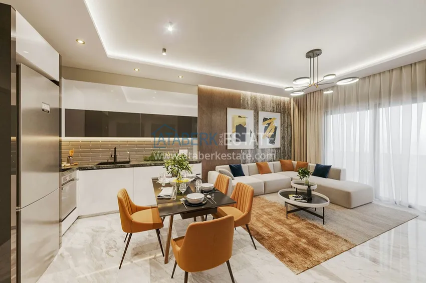 Приобрести Квартиры в рассрочку на начальном этапе строительства – Алания, Демирташ 2 