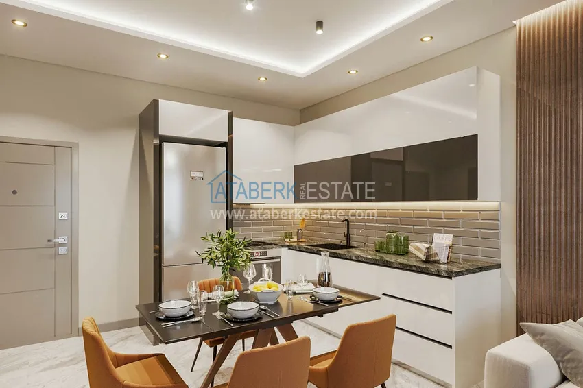 Приобрести Квартиры в рассрочку на начальном этапе строительства – Алания, Демирташ 5 