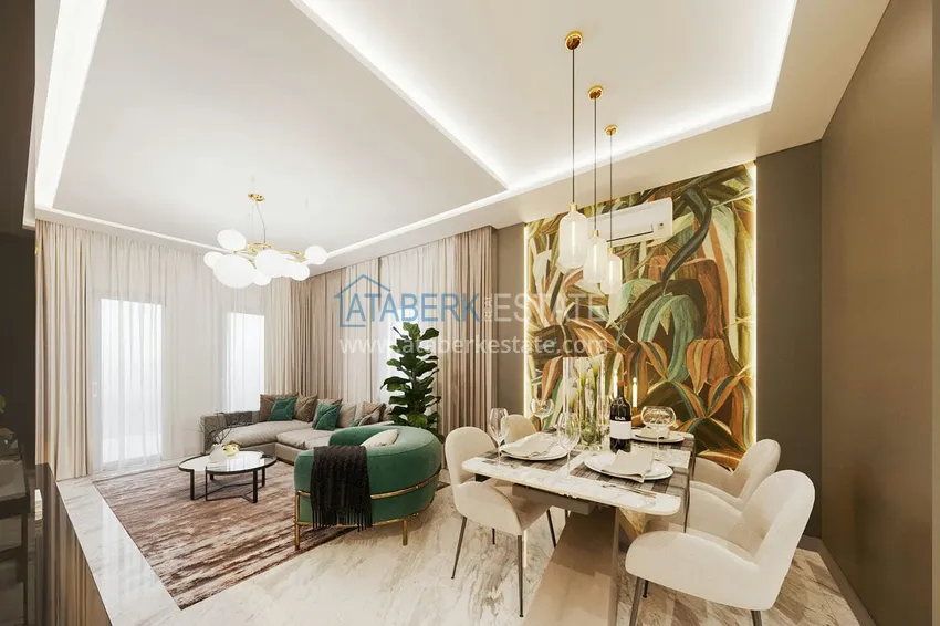 Приобрести Квартиры в рассрочку на начальном этапе строительства – Алания, Демирташ 29 