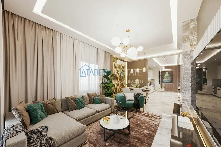 Приобрести Квартиры в рассрочку на начальном этапе строительства – Алания, Демирташ 17 