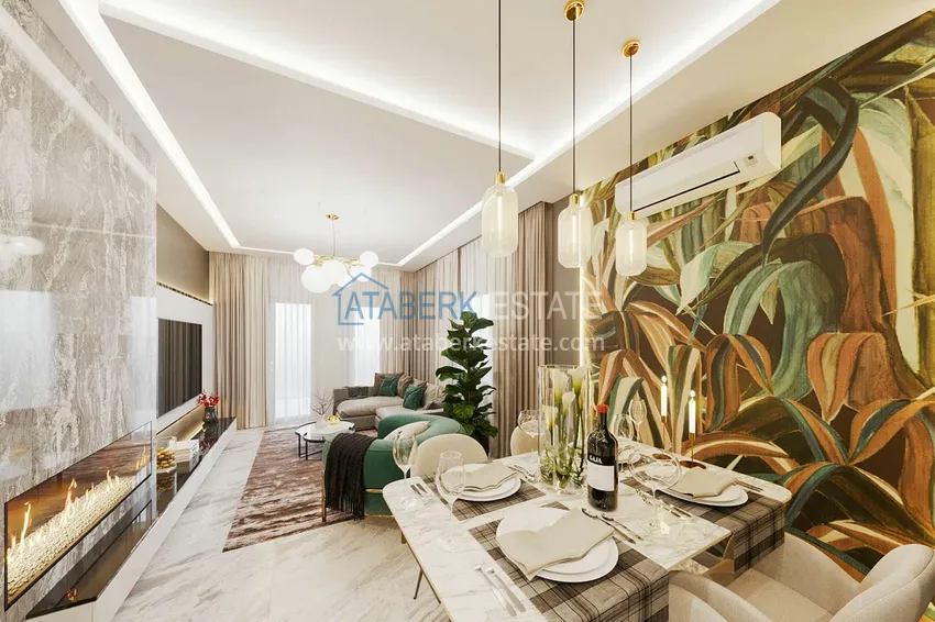 Приобрести Квартиры в рассрочку на начальном этапе строительства – Алания, Демирташ 20 