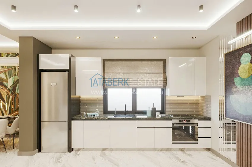 Приобрести Квартиры в рассрочку на начальном этапе строительства – Алания, Демирташ 22 