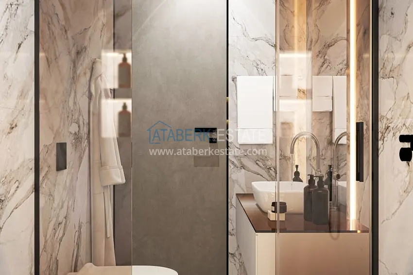 Приобрести Квартиры и пентхаусы в комплексе на этапе строительства – Алания, район Инджекум 31 