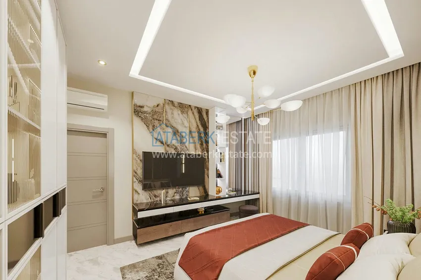 Приобрести Квартиры в рассрочку на начальном этапе строительства – Алания, Демирташ 10 