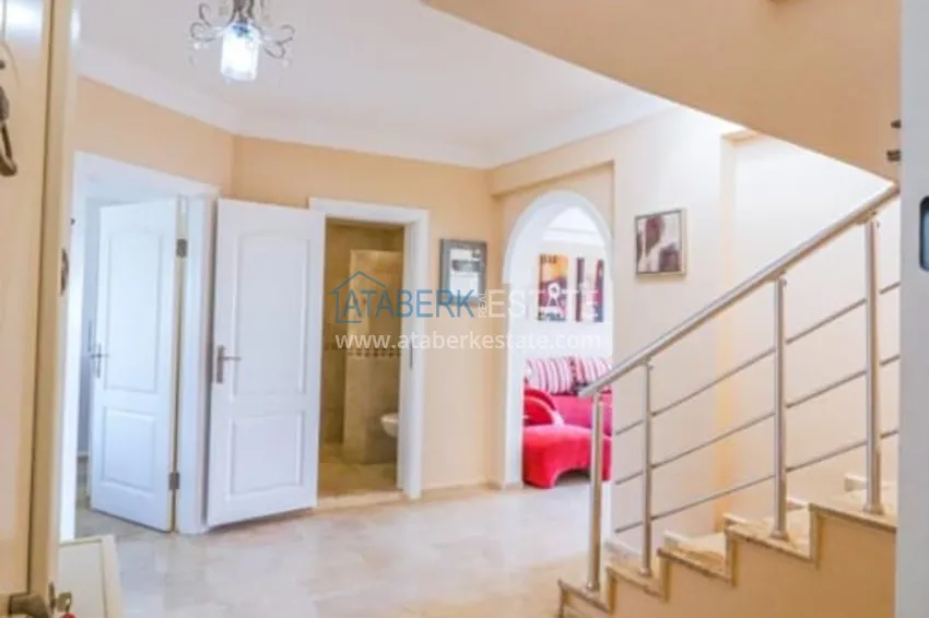 Приобрести Меблированный дуплекс в Авсалларе с видом на море в уютном жилом комплексе 1 