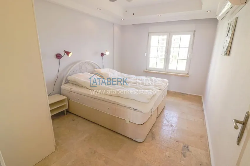 Приобрести Меблированный дуплекс в Авсалларе с видом на море в уютном жилом комплексе 8 