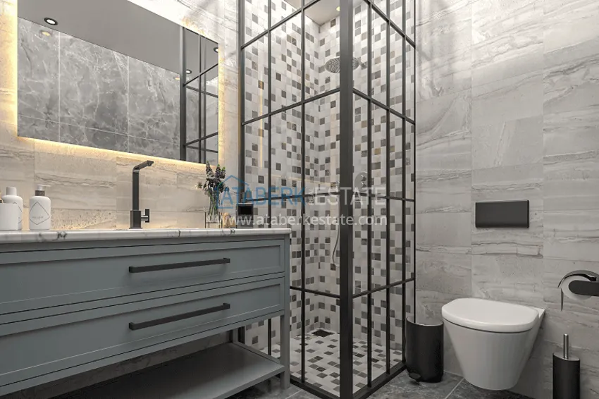 Приобрести Квартиры с открытым видом на море на стадии строительства в районе Аяш-Мерсин 15 