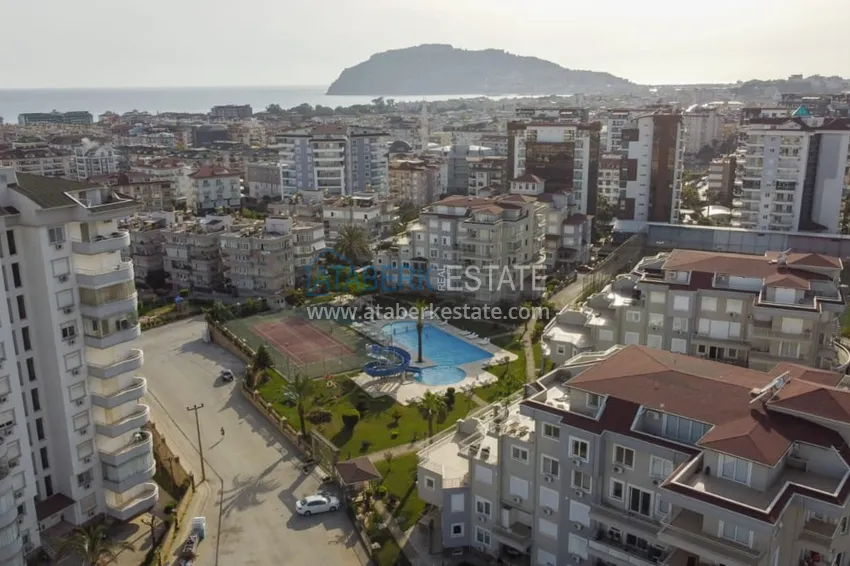 Пентхаус-дуплекс 3+1 меблированный с видом на море и горы, район Джикджилли – Алания 1 