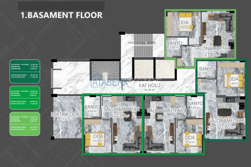 Купить дешево Новый привлекательный жилой комплекс в Алании, район Демирташ  2 