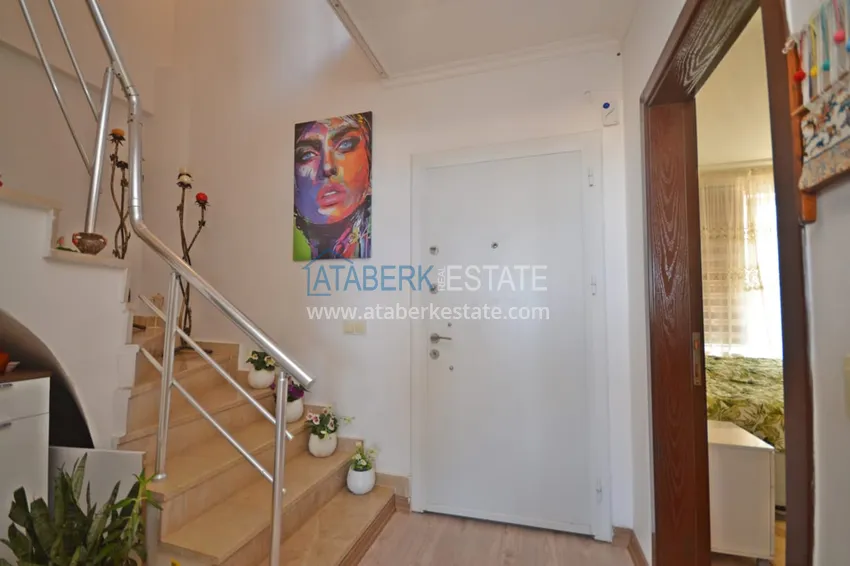 Приобрести Меблированная двухуровневая квартира с открытым видом на море – район Каргыджак 7 