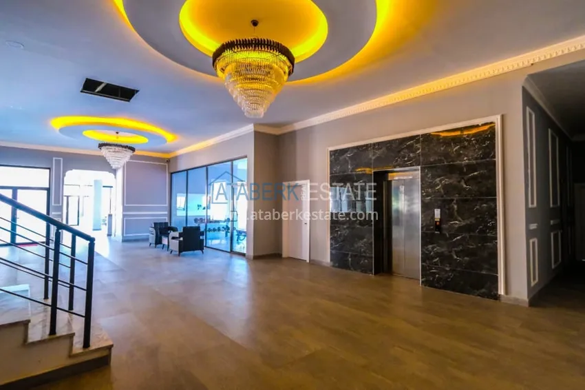 Садовый дуплекс 3+1 с мебелью в районе Оба – Алания  18 